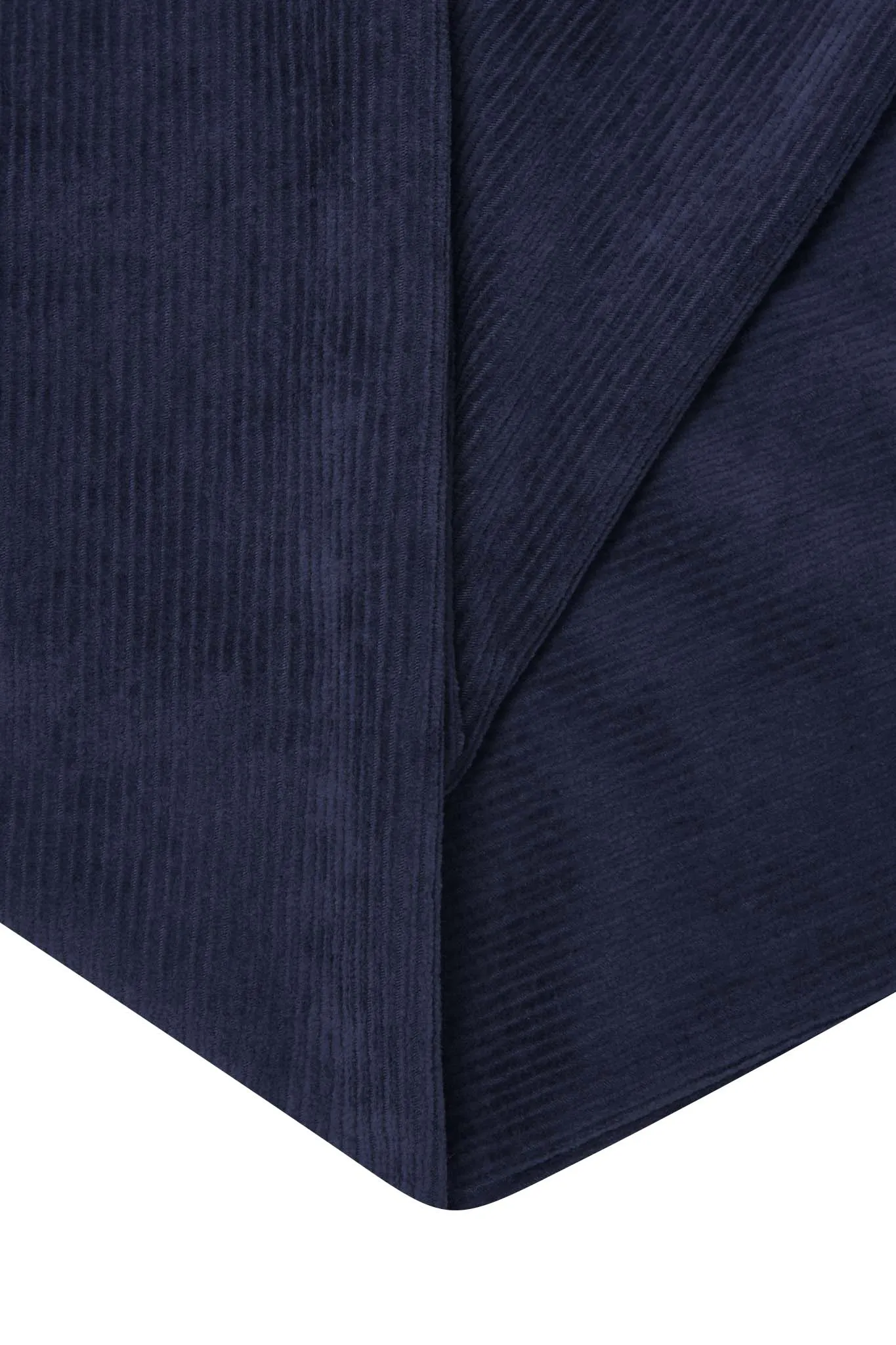 CORDUROY WIDE PANTS IN NAVY