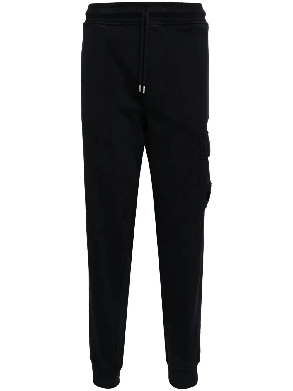 COTTON DIAGONAL FLEECE CARGO SWEATPANTS
