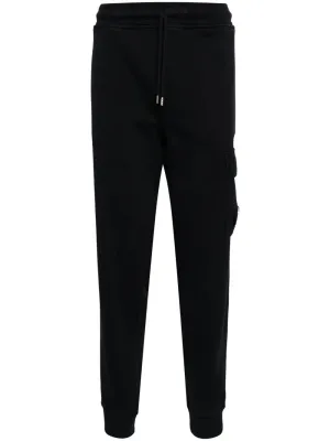 COTTON DIAGONAL FLEECE CARGO SWEATPANTS