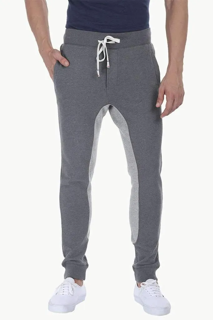 Cotton Heather Fleece Color block Pant