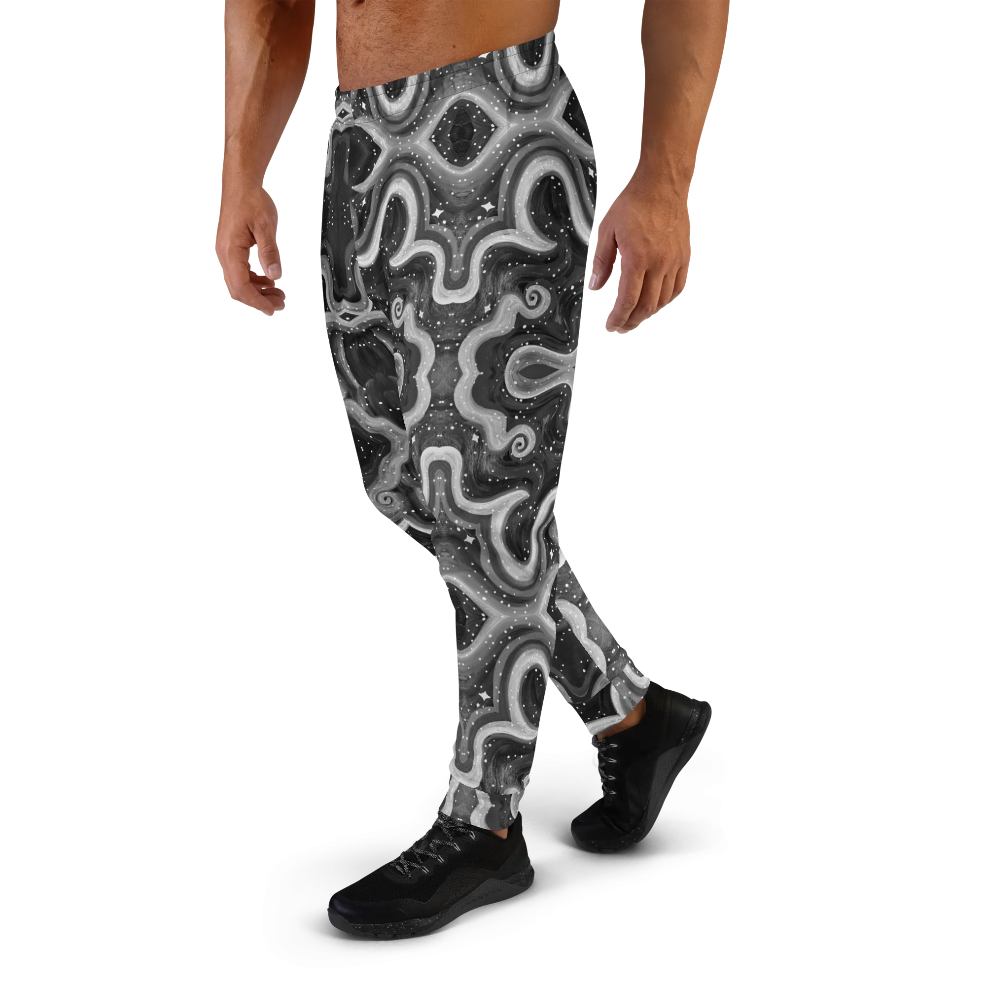 Cozy Slim Fit Joggers- "Cosmic" Design