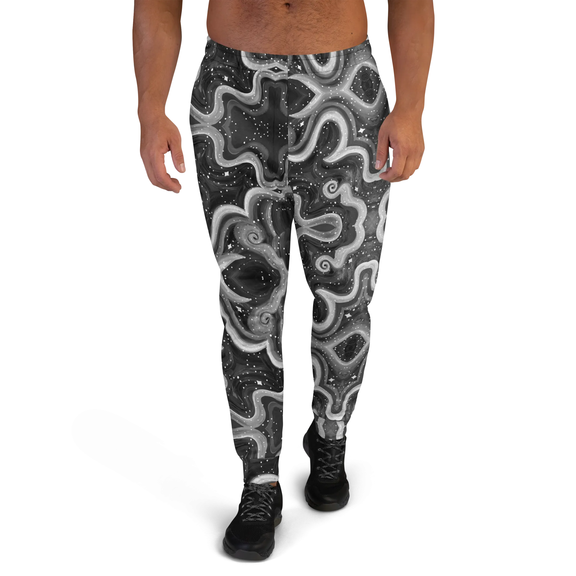 Cozy Slim Fit Joggers- "Cosmic" Design
