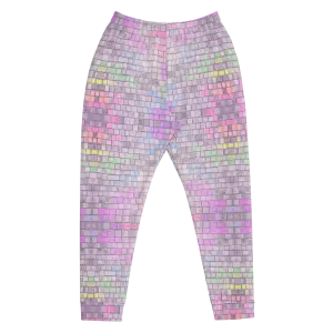 Cozy Slim Fit Joggers- "Disco Kitty" Design