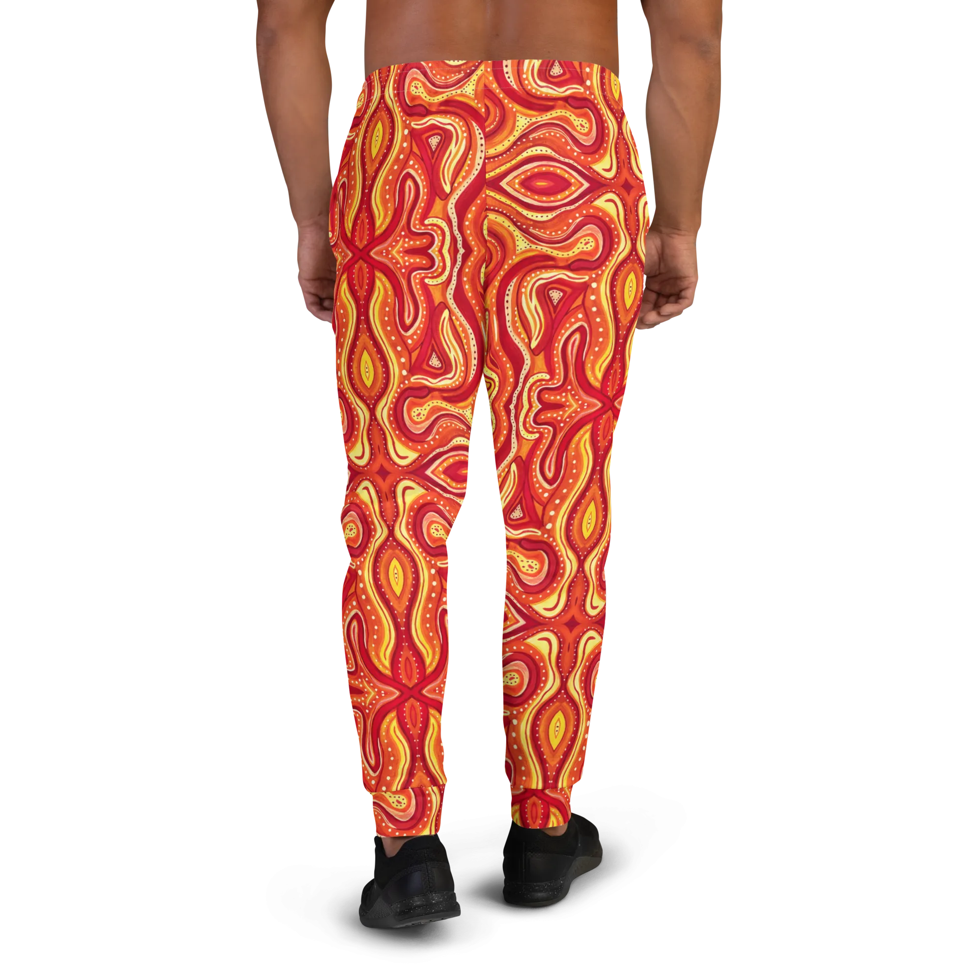 Cozy Slim Fit Joggers- "Ember" Design