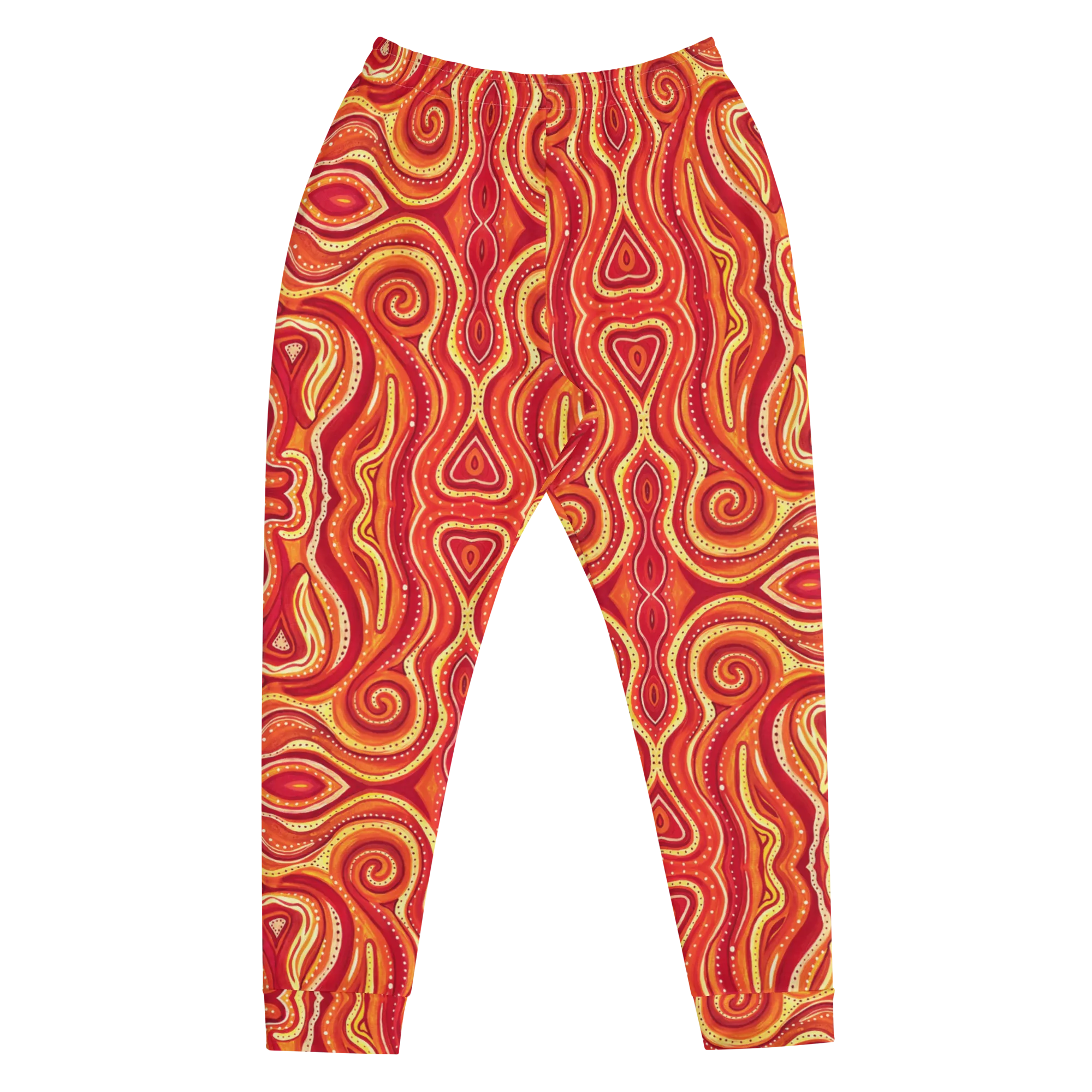 Cozy Slim Fit Joggers- "Ember" Design