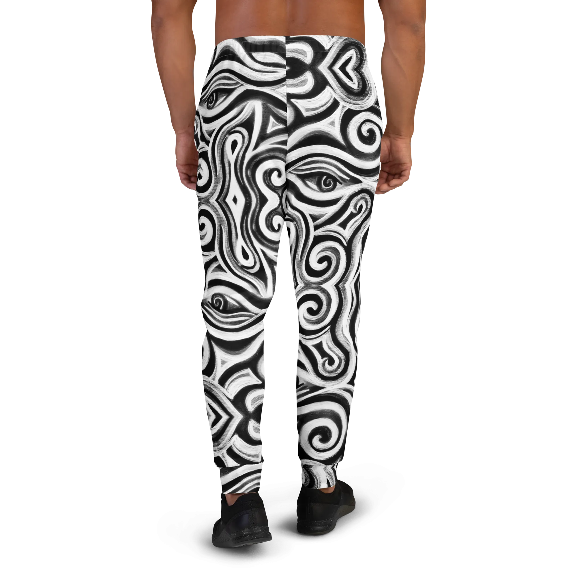 Cozy Slim Fit Joggers- "Time Travel" Design