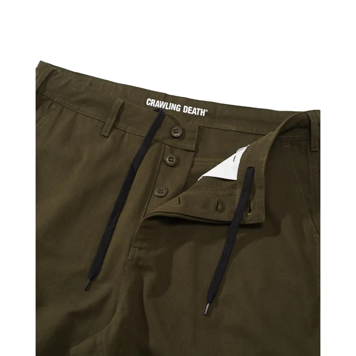 Crawling Death - Cargo Pants Army Green