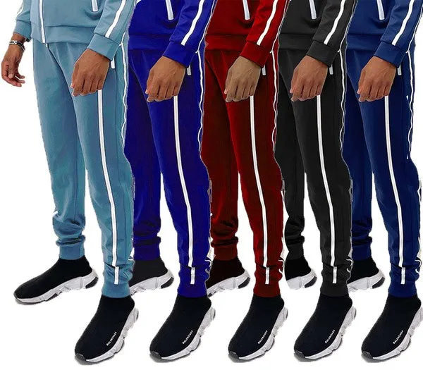 Crimson Stride Track Joggers