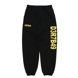 D3R7B49 Sweatpants (Black)