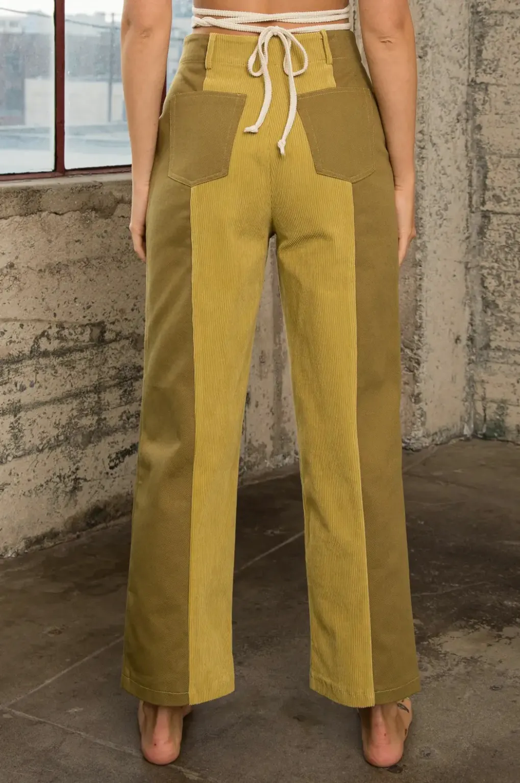 DANIELLE SPLIT PANEL PANTS