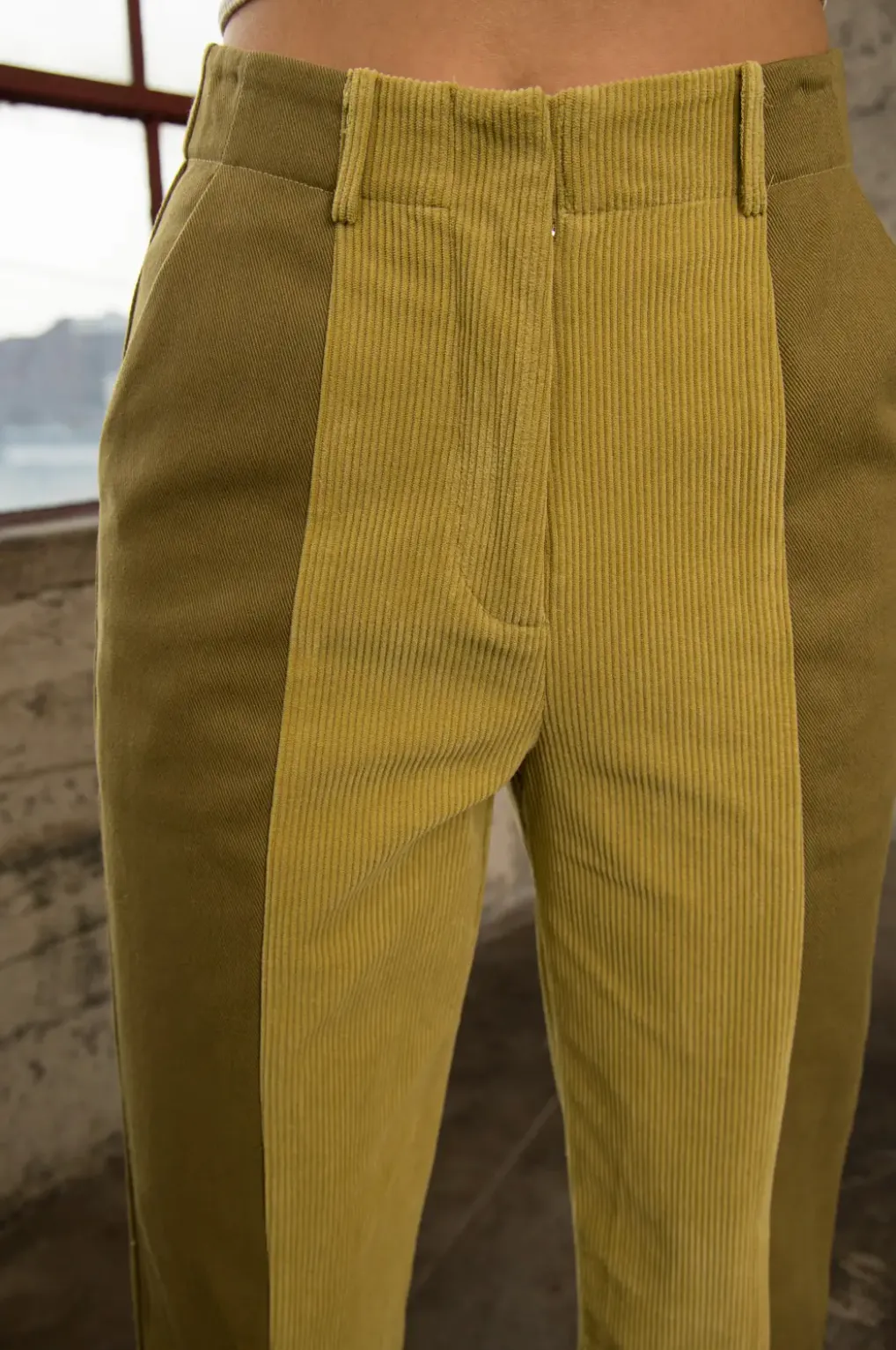 DANIELLE SPLIT PANEL PANTS