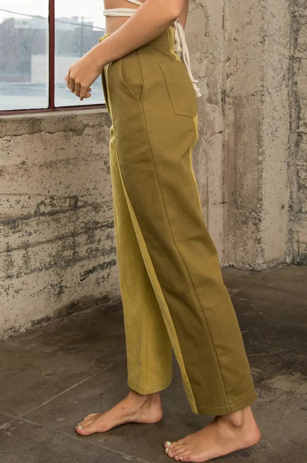 DANIELLE SPLIT PANEL PANTS