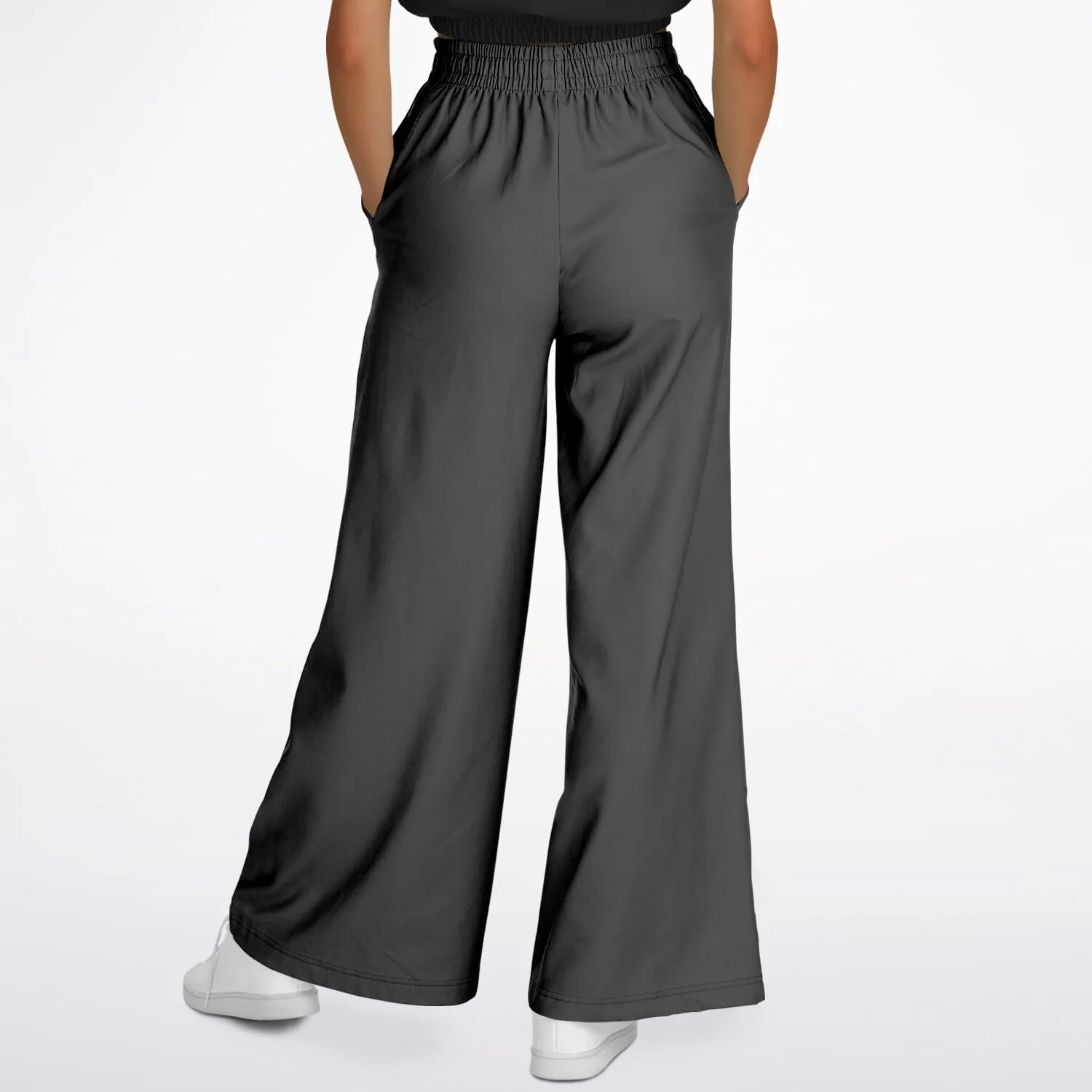 Dark Grey Streetwear flare pants