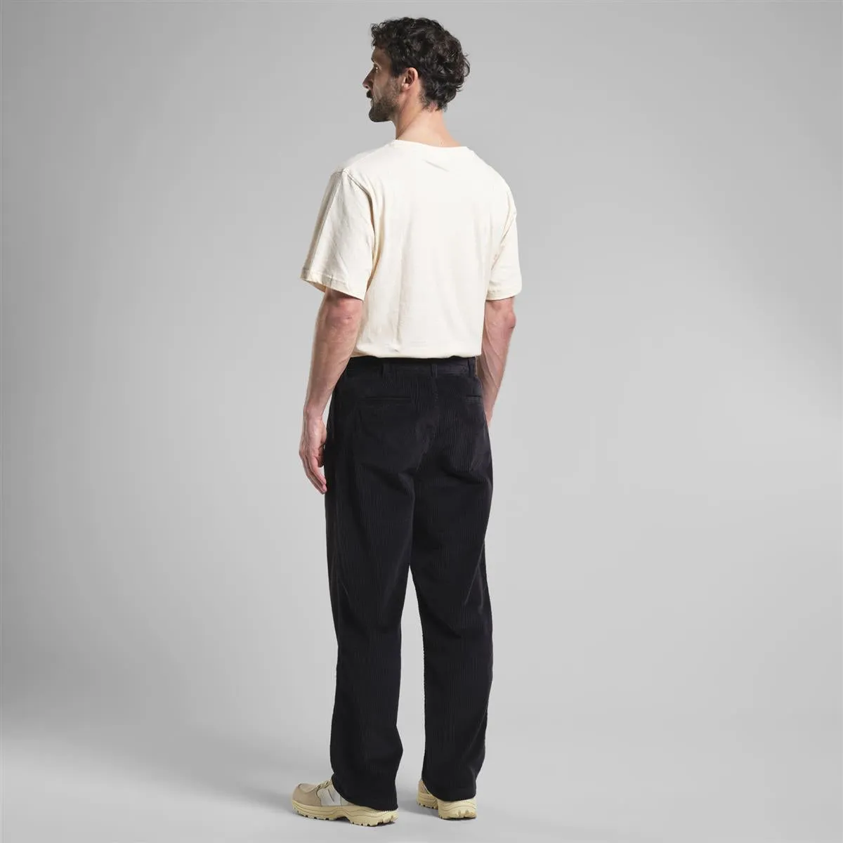 DEDICATED Pants Vallen Corduroy Black