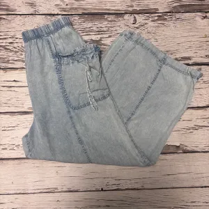 Denim Wide Leg Pants