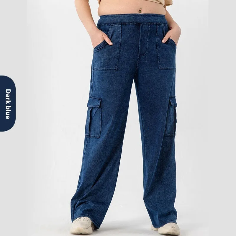 DenimFlex High Waist Stretch Sweatpants
