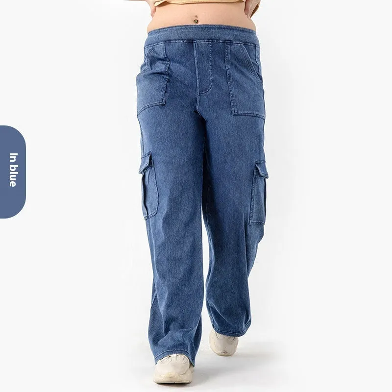DenimFlex High Waist Stretch Sweatpants