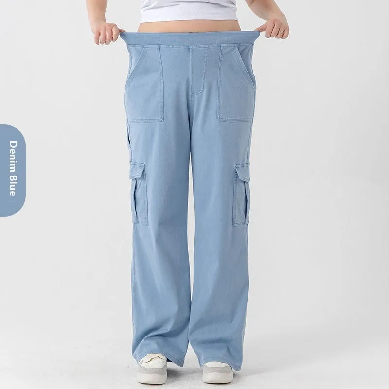 DenimFlex High Waist Stretch Sweatpants