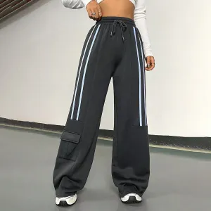 Design Sense Cargo Sweatpants Women's Retro Casual