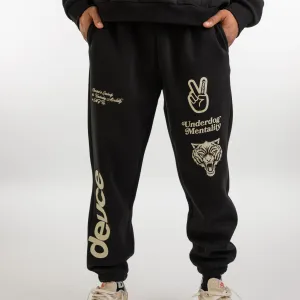 DEUCE UNDERDOG MENTALITY SWEATPANTS | Black