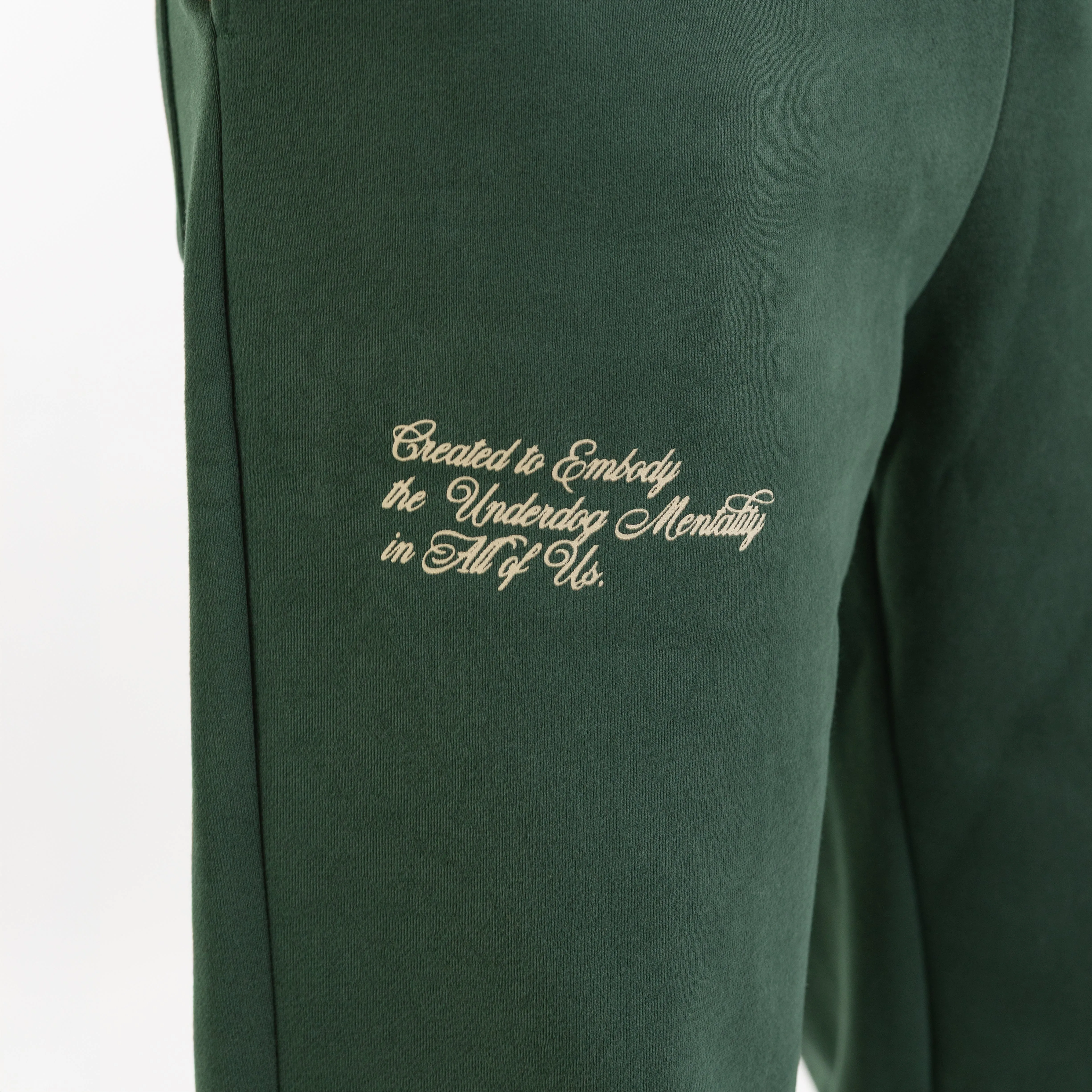 DEUCE UNDERDOG MENTALITY SWEATPANTS | Forest Green