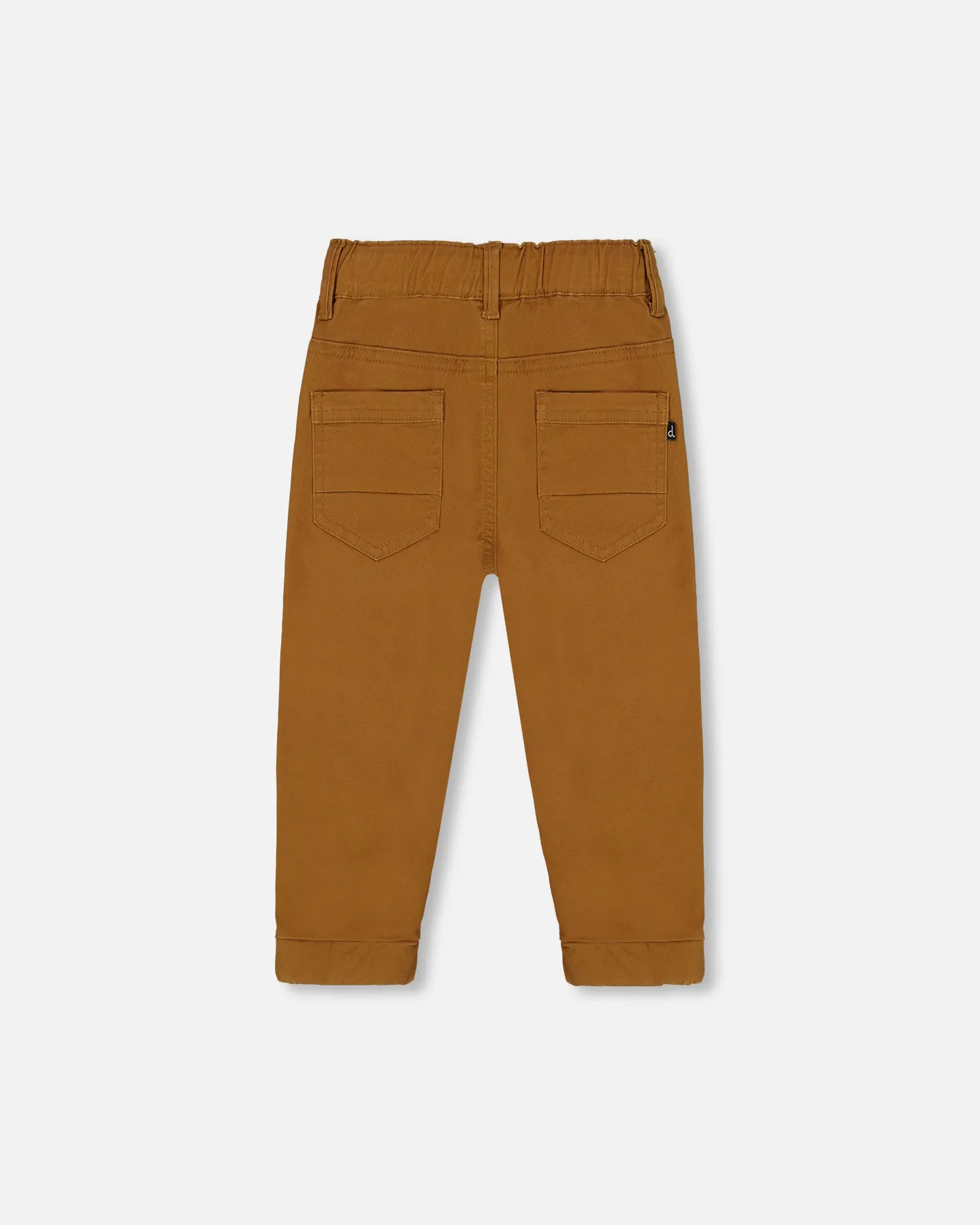 Deux Par Deux Stretch Twill Jogger Caramel