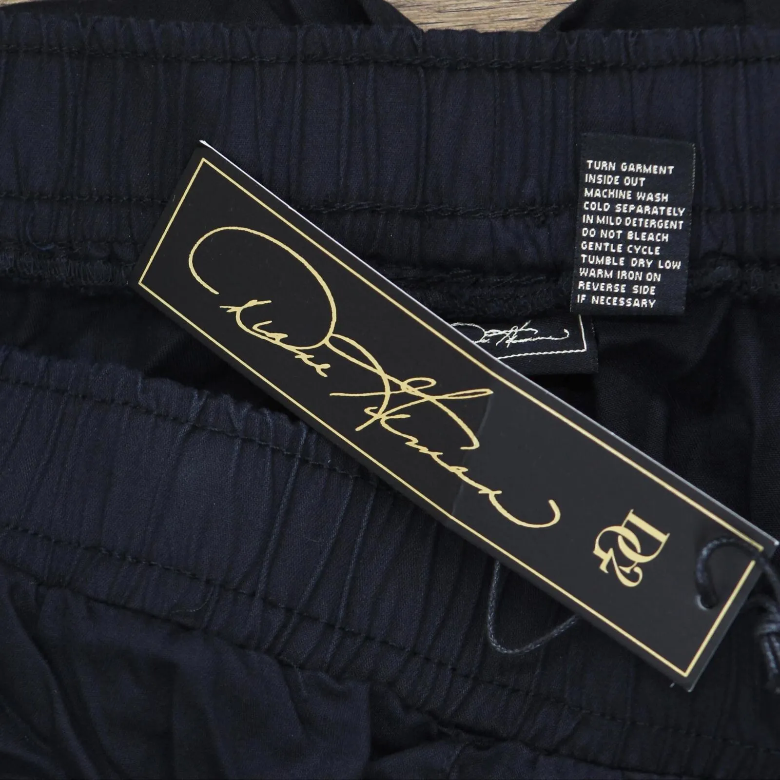 DG2 Womens SoftCell Denim Wide-Leg Pant 698804 Black XL