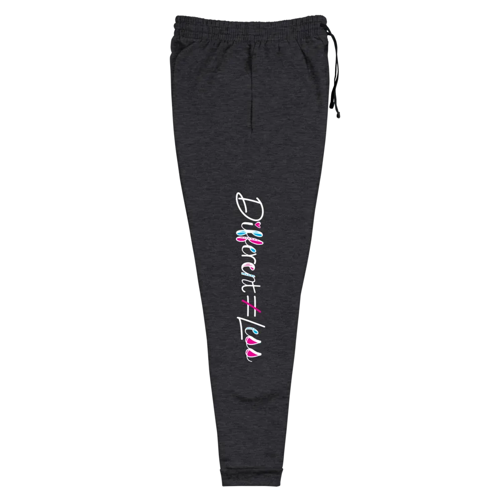 Different Does Not Equal Less (As Seen on Netflix's Raising Dion) Unisex Dark Sweatpants