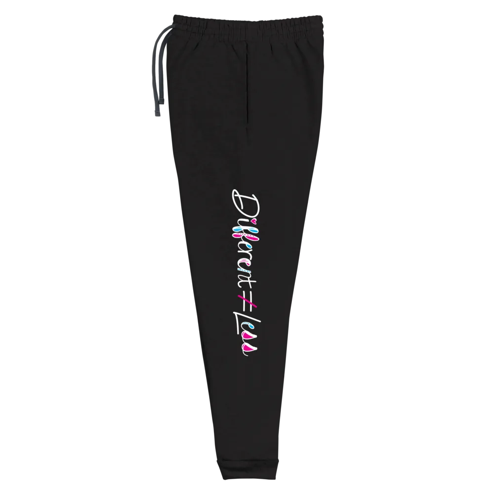 Different Does Not Equal Less (As Seen on Netflix's Raising Dion) Unisex Dark Sweatpants