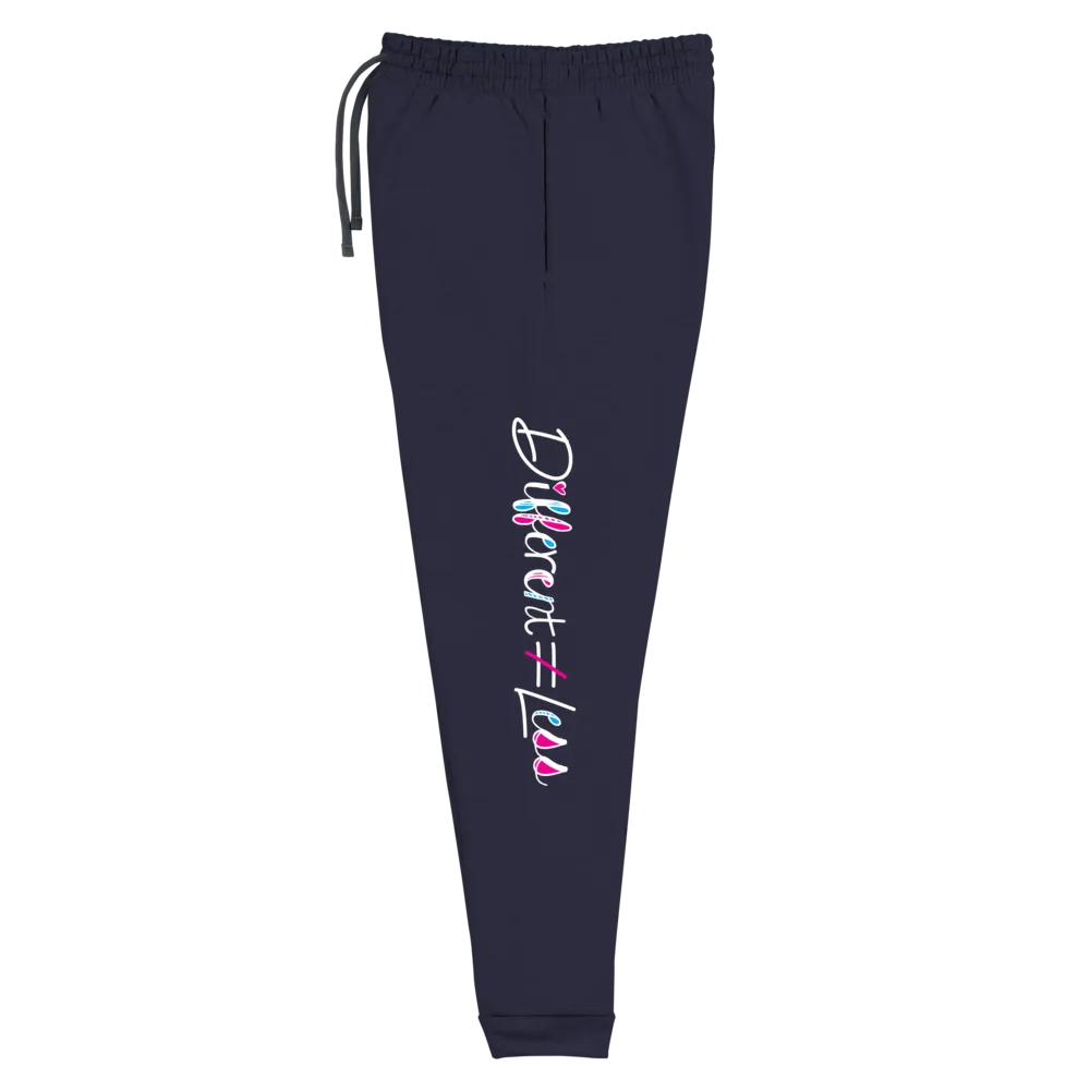 Different Does Not Equal Less (As Seen on Netflix's Raising Dion) Unisex Dark Sweatpants