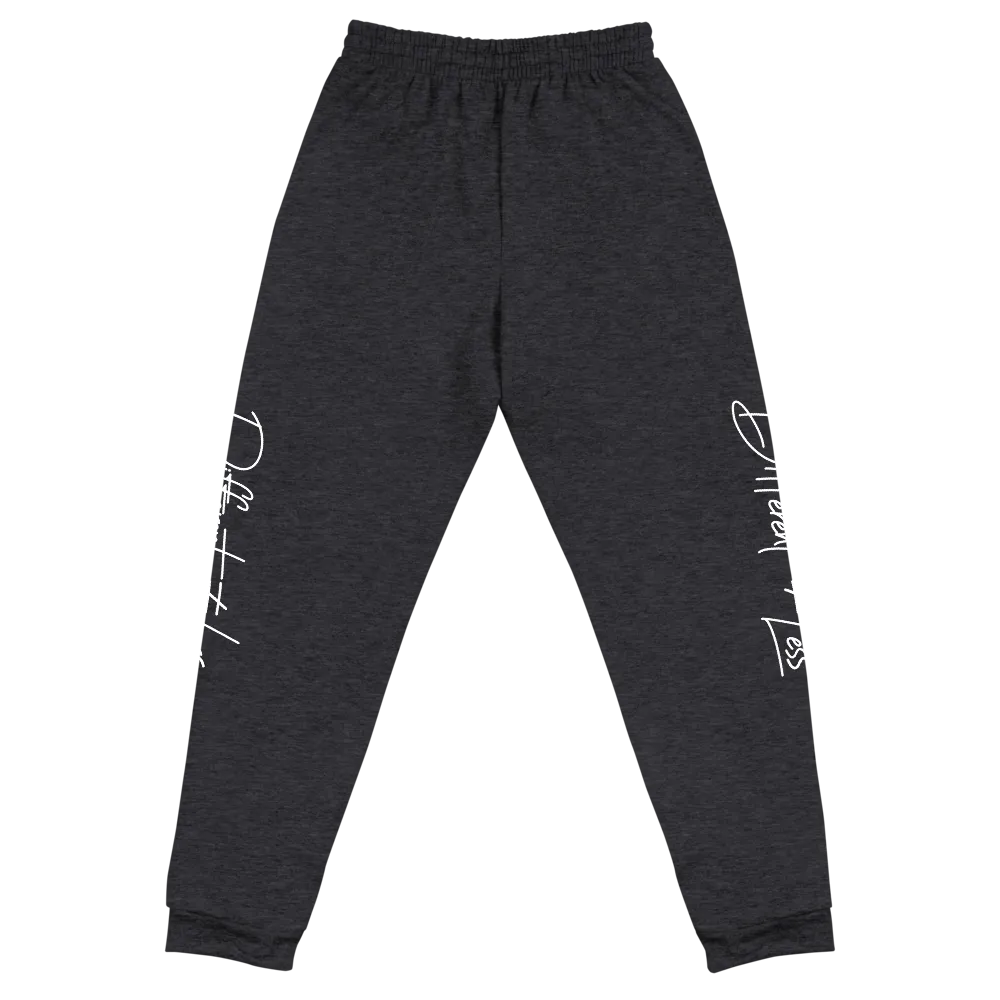 Different Does Not Equal Less (Original Clean Design) Unisex Dark Sweatpants