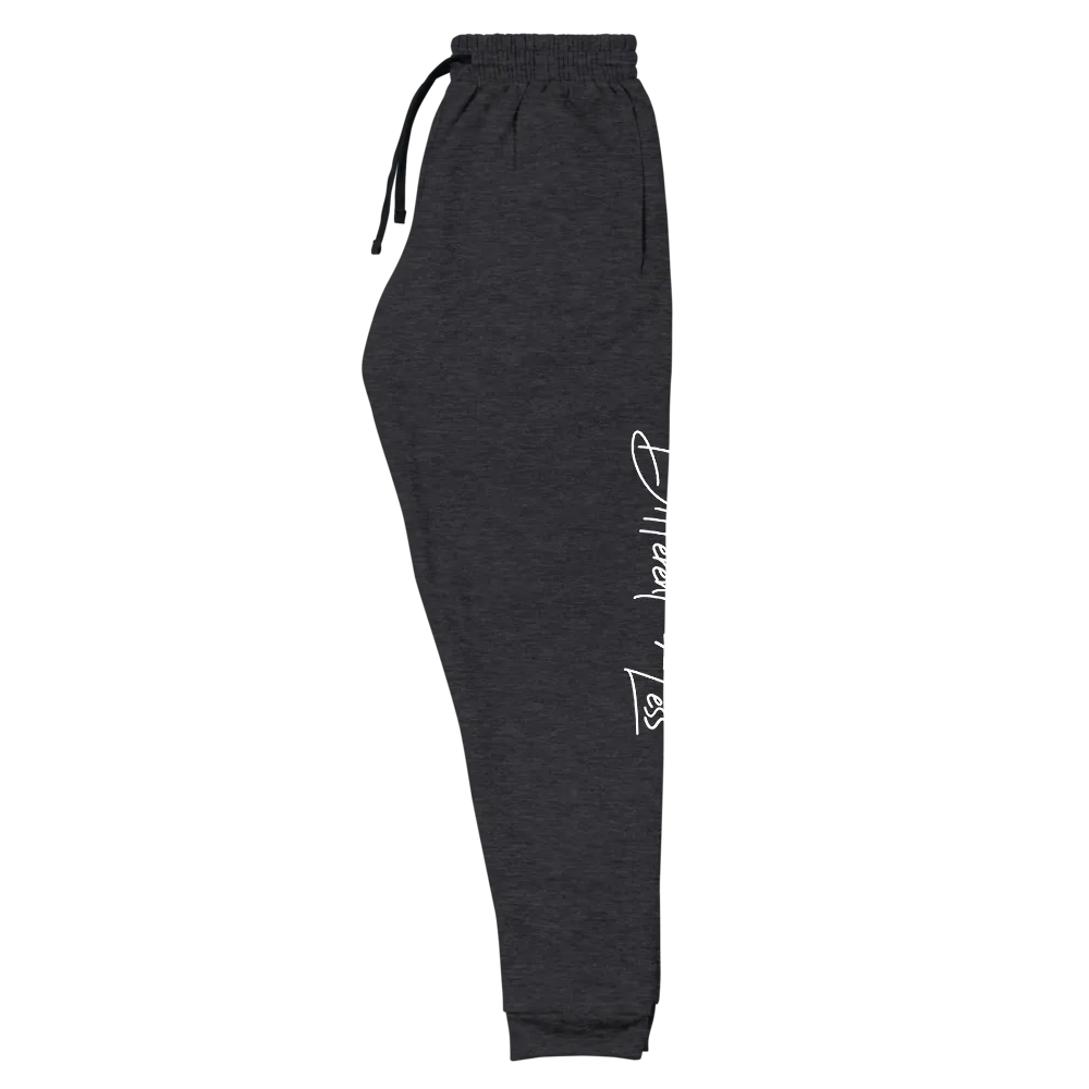 Different Does Not Equal Less (Original Clean Design) Unisex Dark Sweatpants
