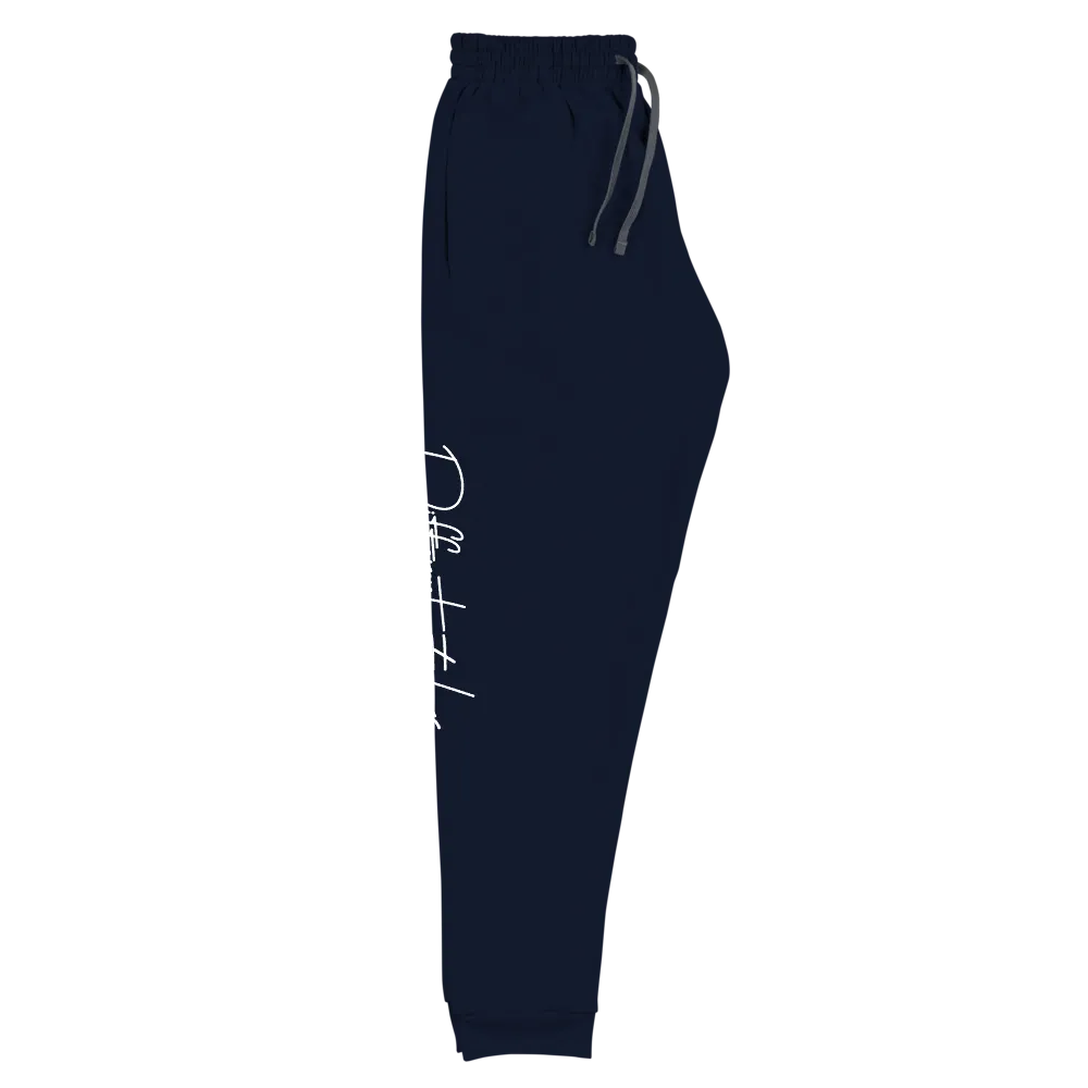Different Does Not Equal Less (Original Clean Design) Unisex Dark Sweatpants