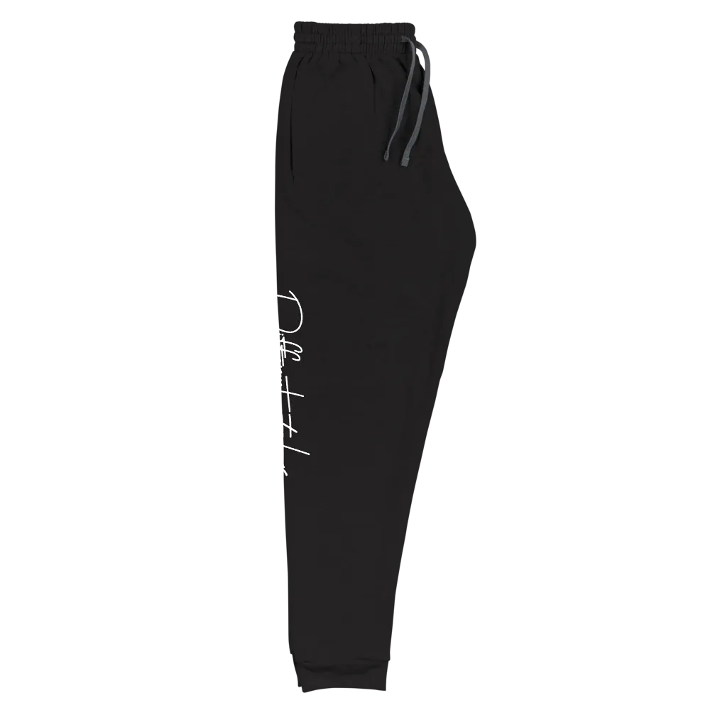 Different Does Not Equal Less (Original Clean Design) Unisex Dark Sweatpants