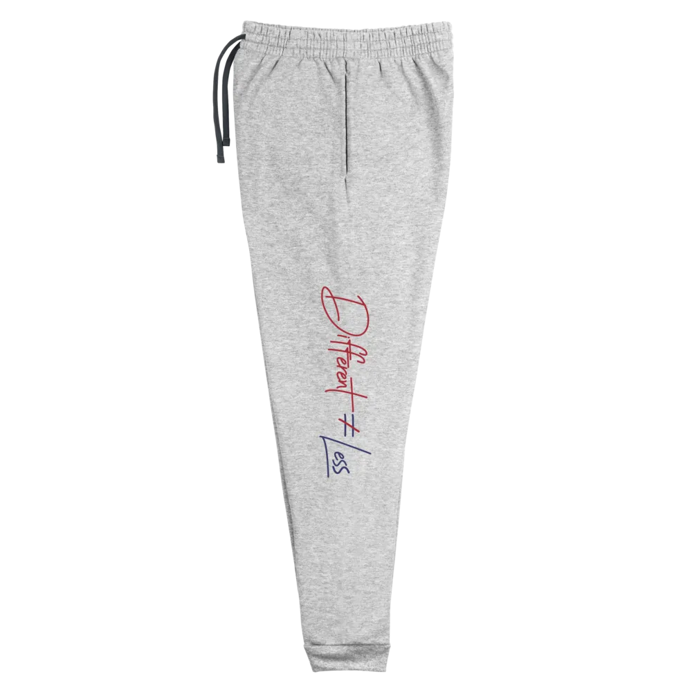 Different Does Not Equal Less (Original Clean Design) Unisex Sweatpants