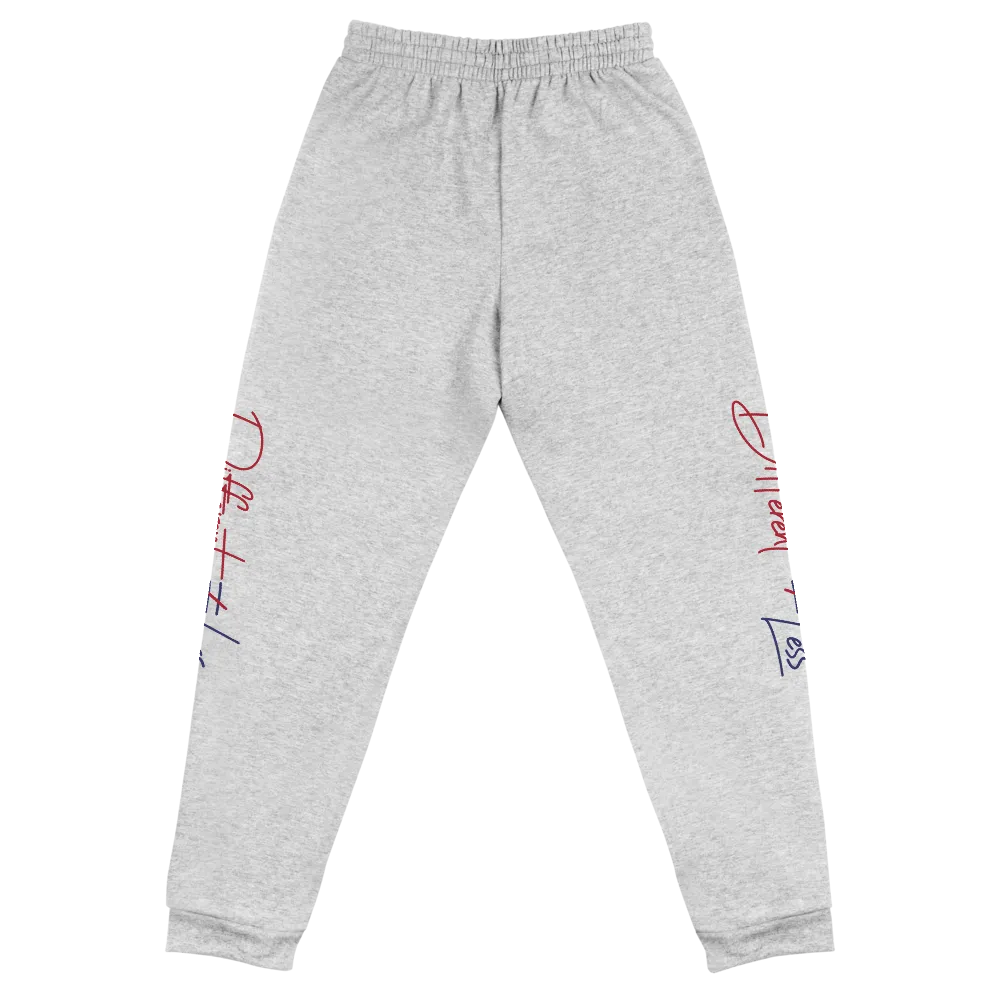 Different Does Not Equal Less (Original Clean Design) Unisex Sweatpants