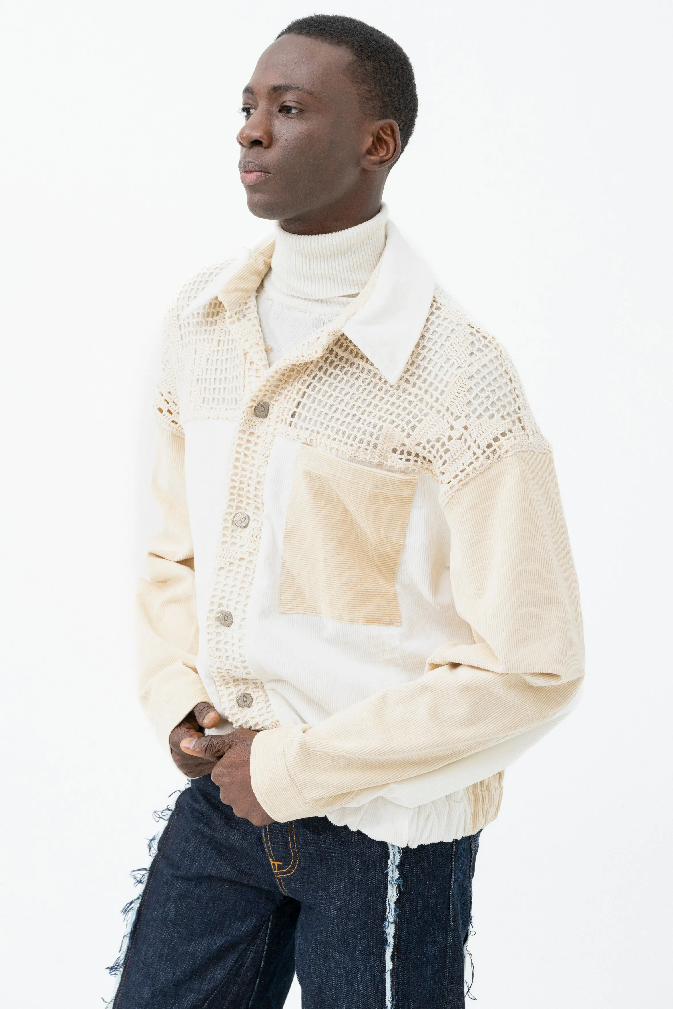 DISCARDED CORDUROY SHACKET