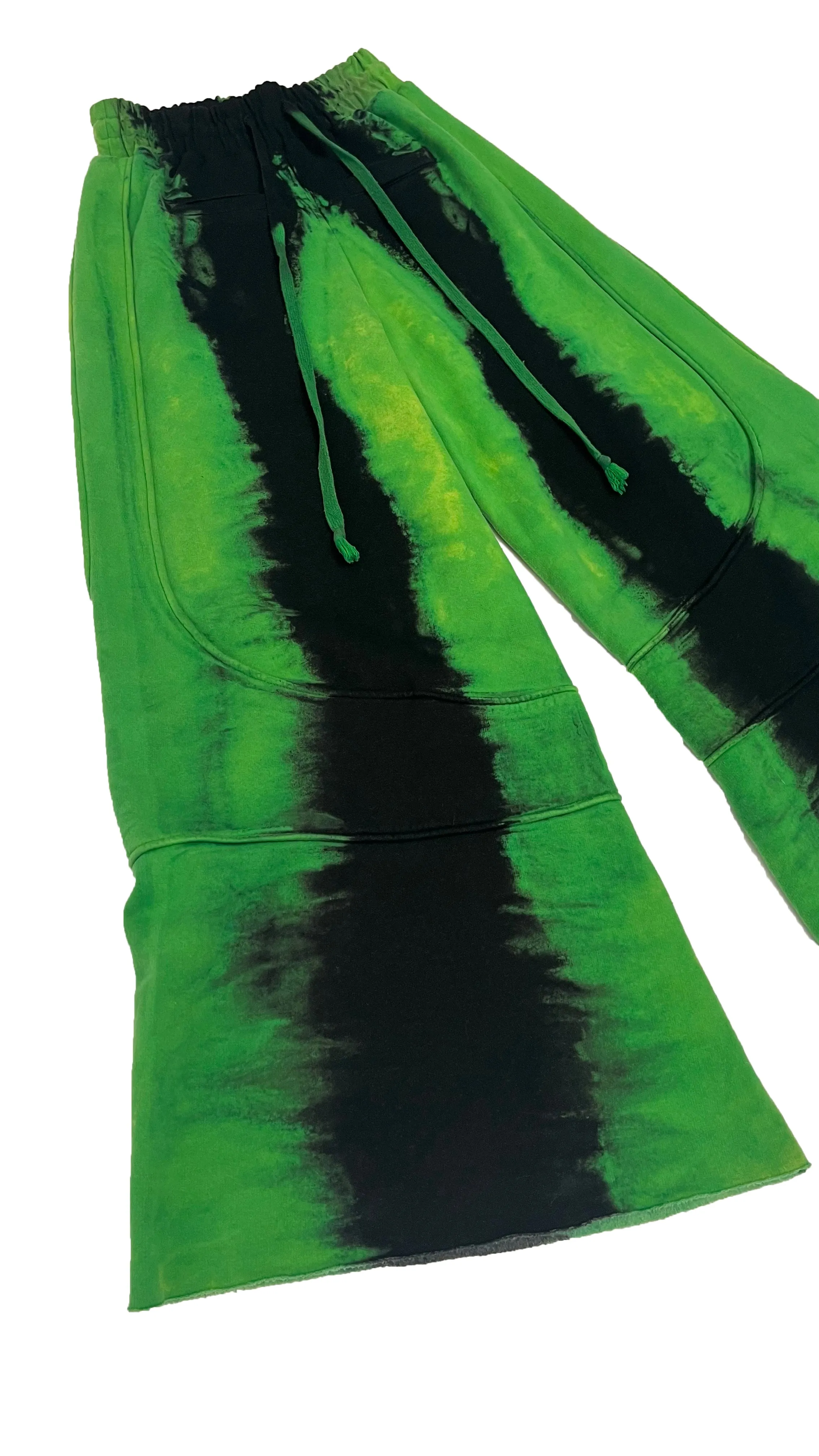 DIVIDER SWEATPANTS - TOXIC GREEN