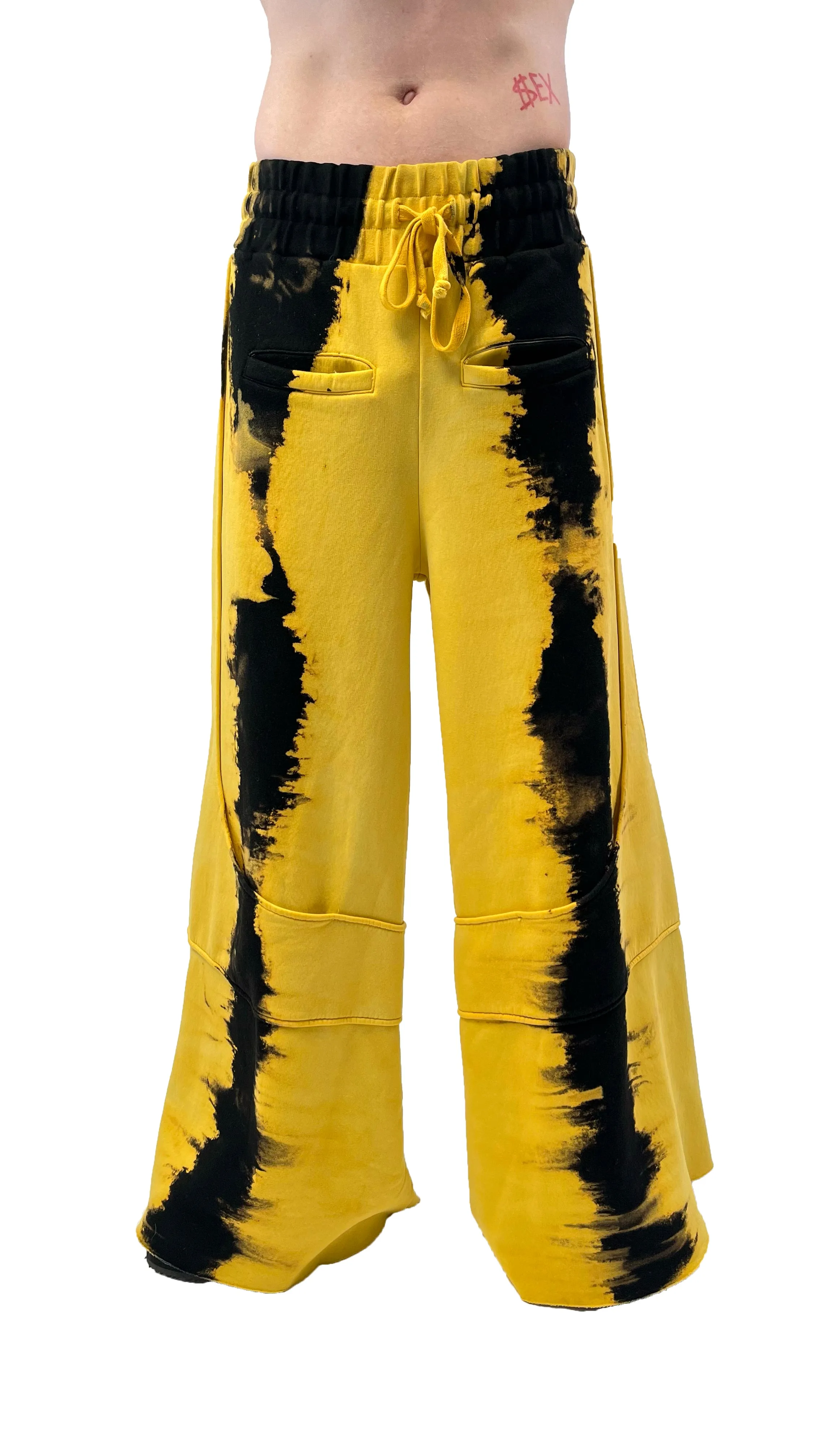 DIVIDER SWEATPANTS - TOXIC YELLOW