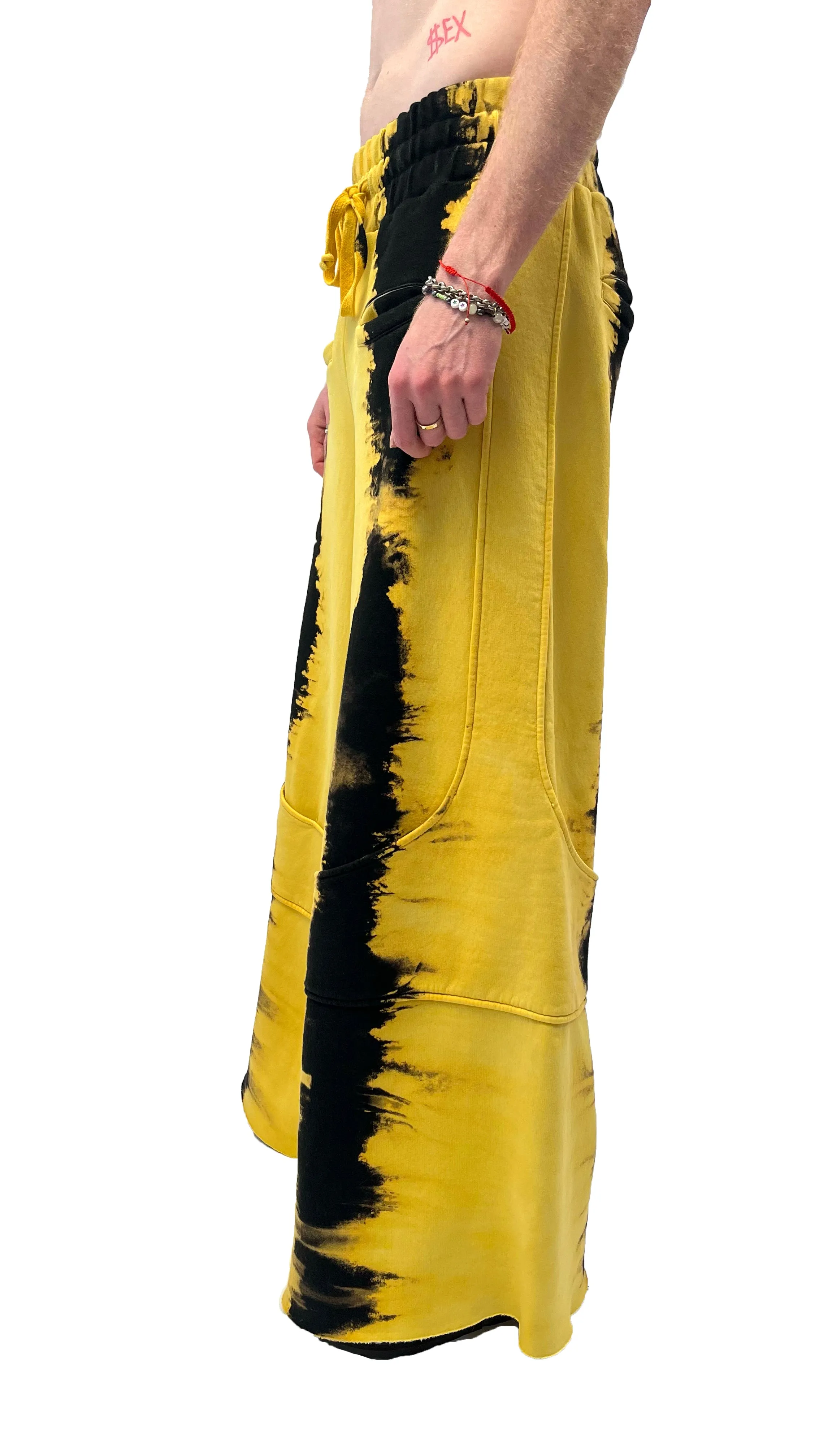 DIVIDER SWEATPANTS - TOXIC YELLOW