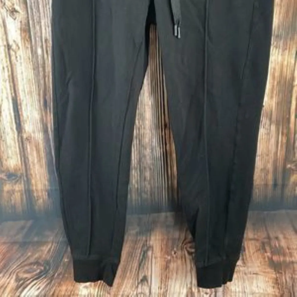 DKNY Womens Fitness Running Sweatpants, Black - Small
