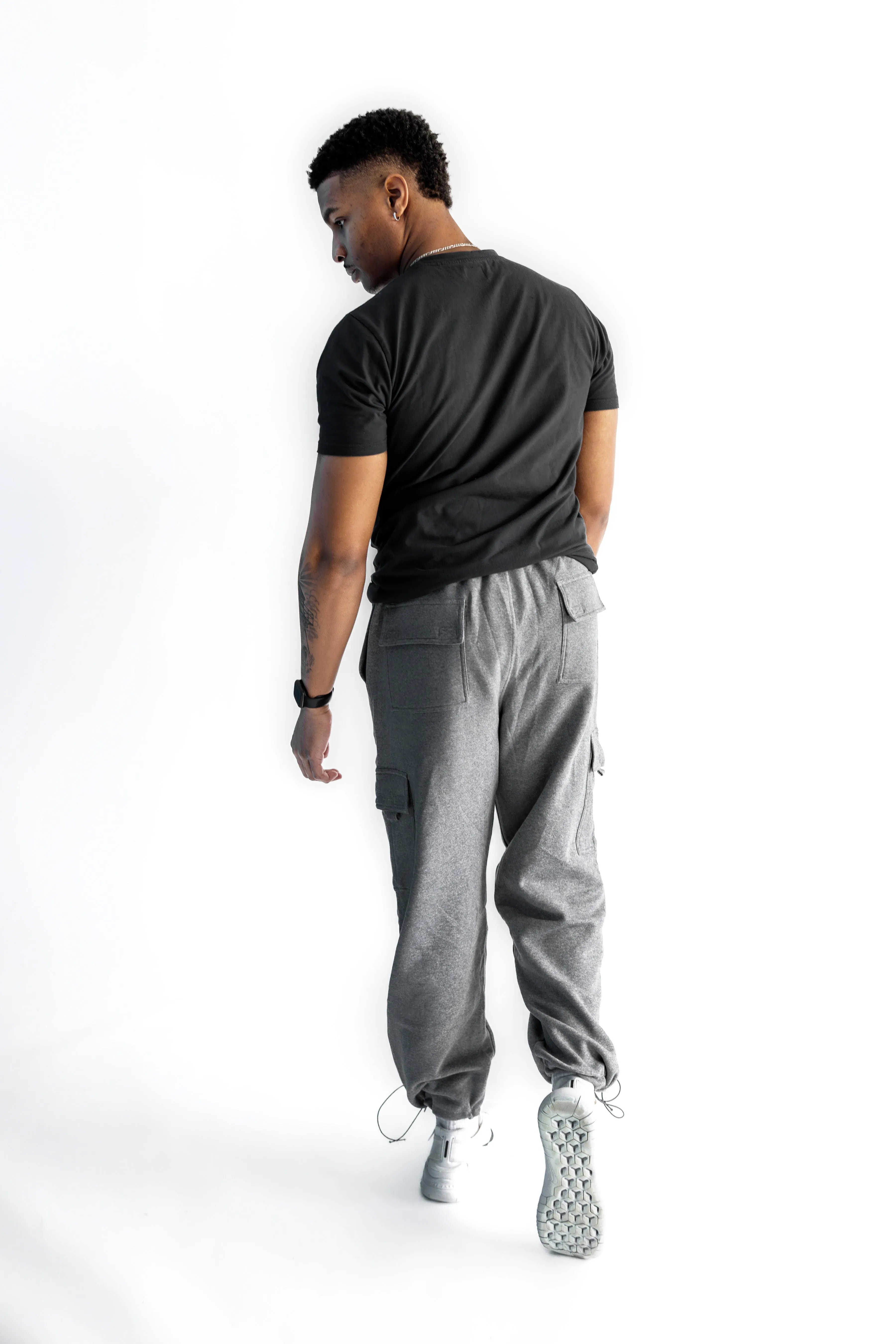 Domain Cargo Sweatpants - Gray