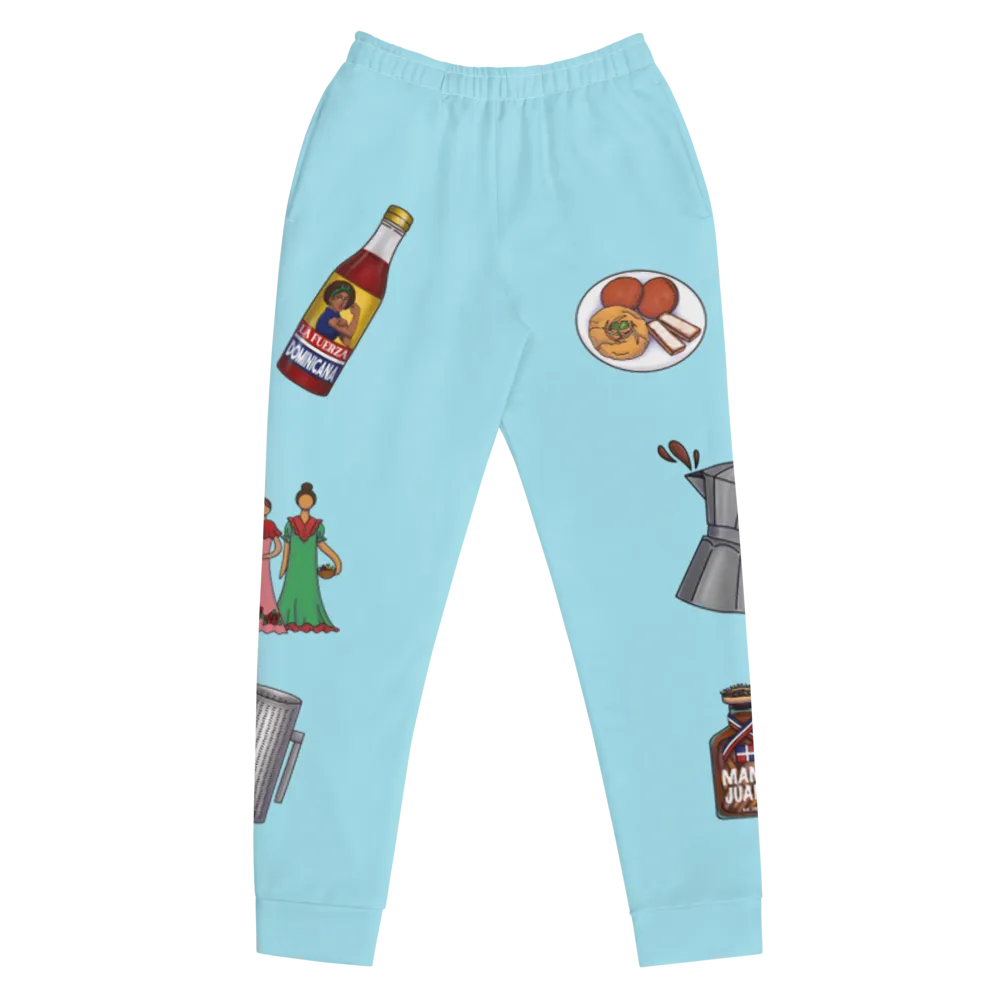 Dominican Treasures Women's Blizzard Blue Joggers