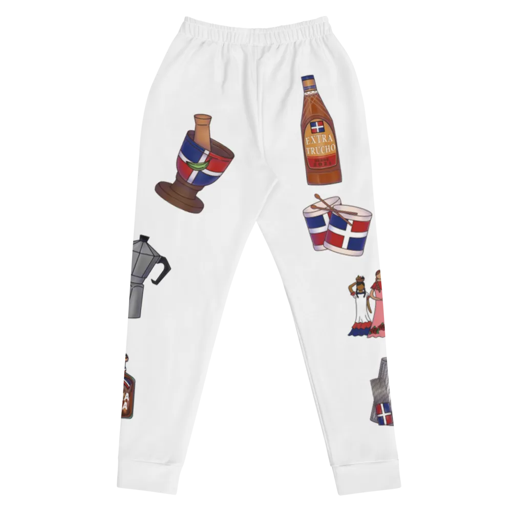 Dominican Treasures Women's White Joggers
