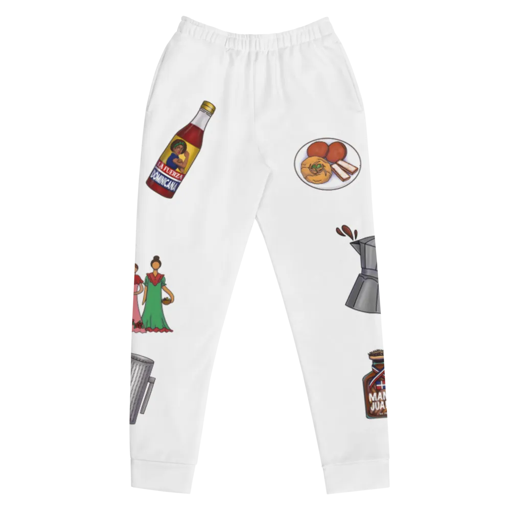 Dominican Treasures Women's White Joggers