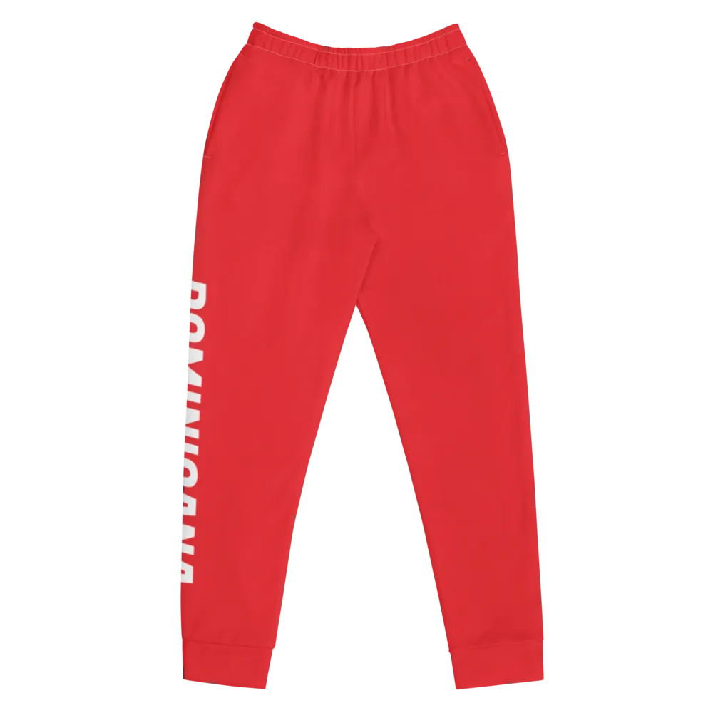 Dominicana Women's Red Sweatpants Joggers