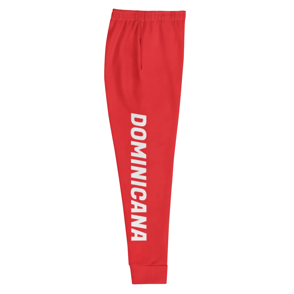 Dominicana Women's Red Sweatpants Joggers