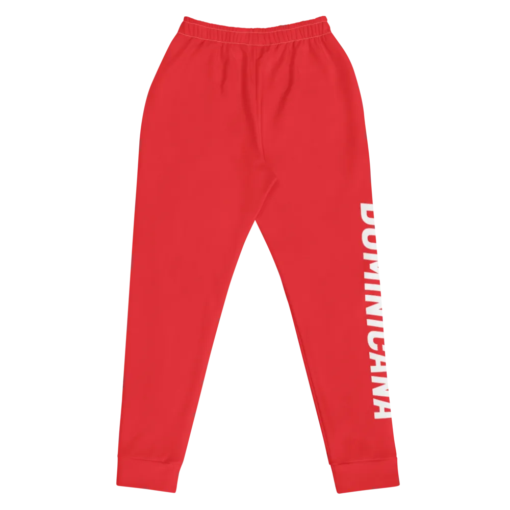 Dominicana Women's Red Sweatpants Joggers