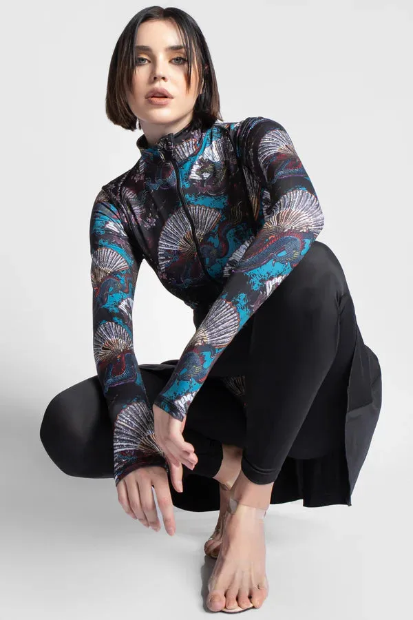 DRAGON FIRE - A PREMIUM BURKINI HIGH QUALTY 4 PACK FULL BODY BURKINI ONE PIECE SWIMSUIT WITH BEACH SKIRT AND PANTS AND SWIM CAP