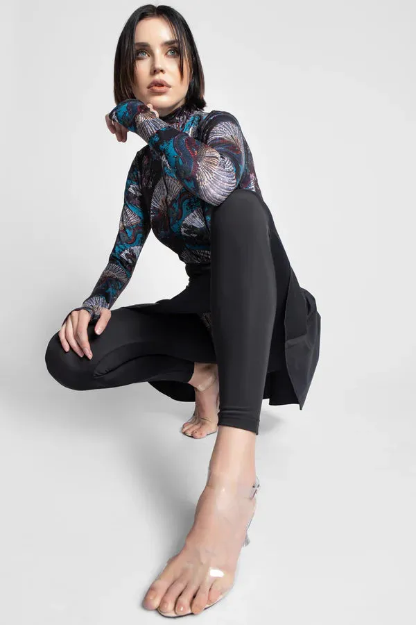 DRAGON FIRE - A PREMIUM BURKINI HIGH QUALTY 4 PACK FULL BODY BURKINI ONE PIECE SWIMSUIT WITH BEACH SKIRT AND PANTS AND SWIM CAP